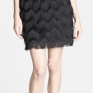 NWT Leith Women's Fringe Miniskirt Size Small